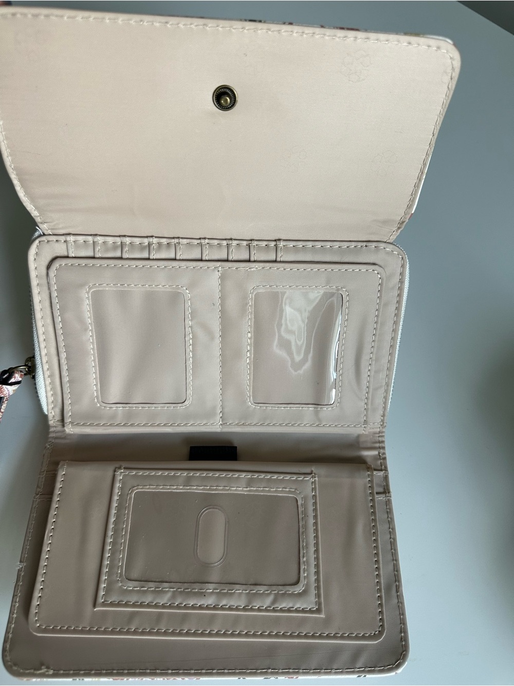 Safe Keeper Floral Print Bifold Wallet | RFID Blocking | Card Slots | Zip Coin - Picture 8 of 13